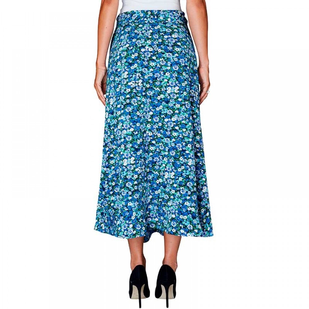 2nd One nederdel - Fey 442 Wrap Skirt, Florals Ruffle