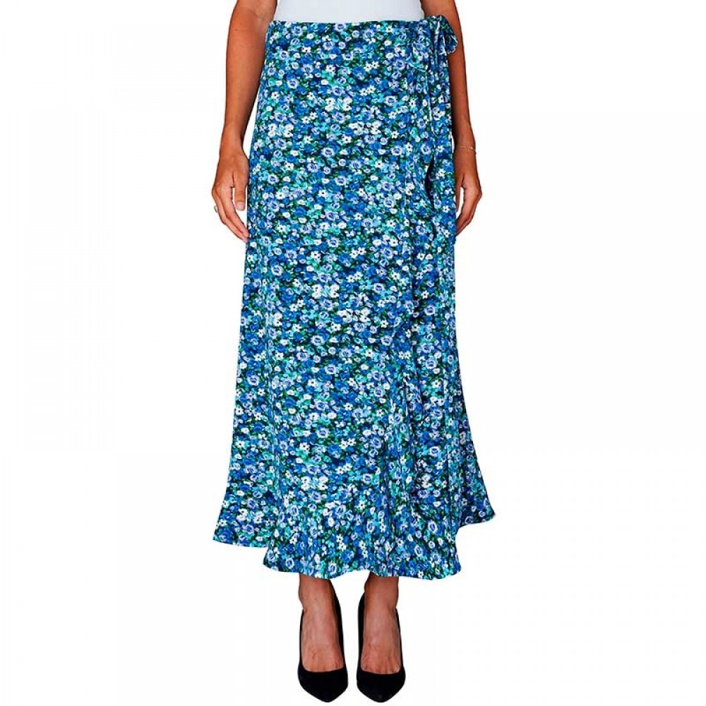 2nd One nederdel - Fey 442 Wrap Skirt, Florals Ruffle