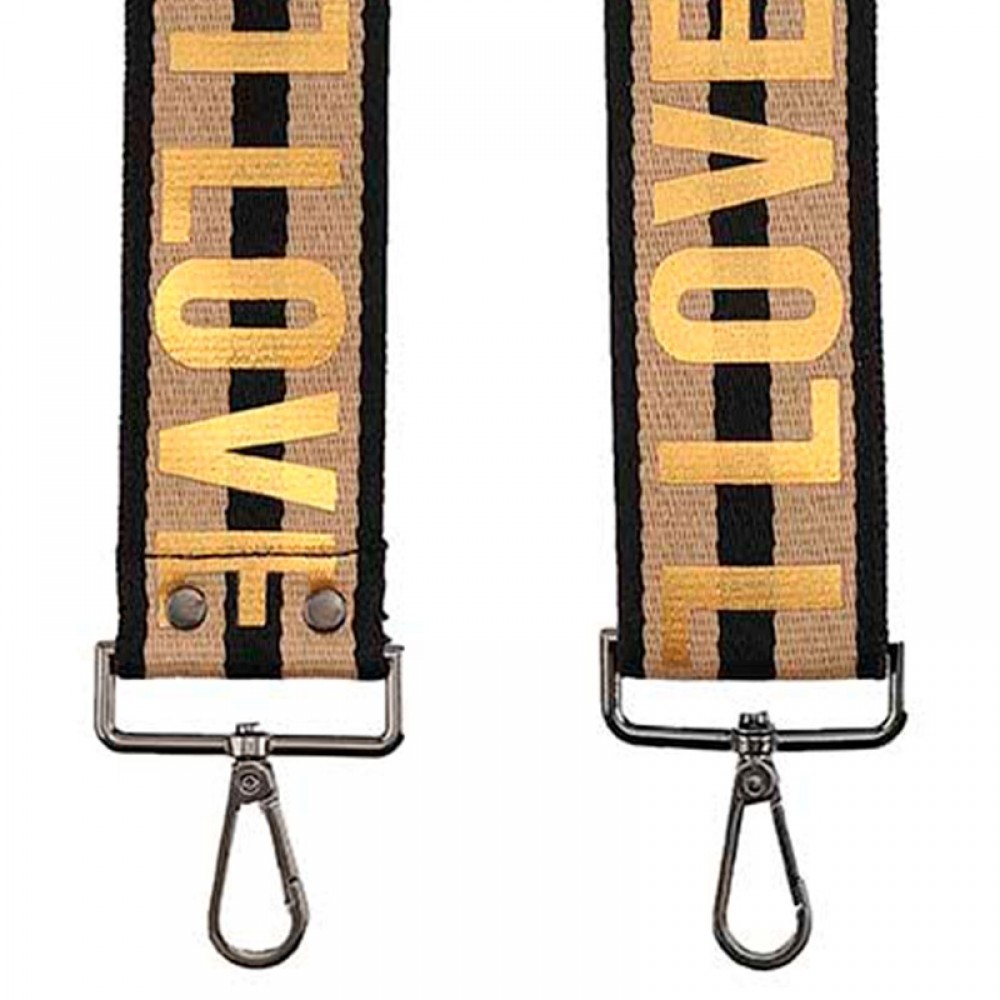 Cosy Concept Fur taskerem - Bagstrap, Gold Love