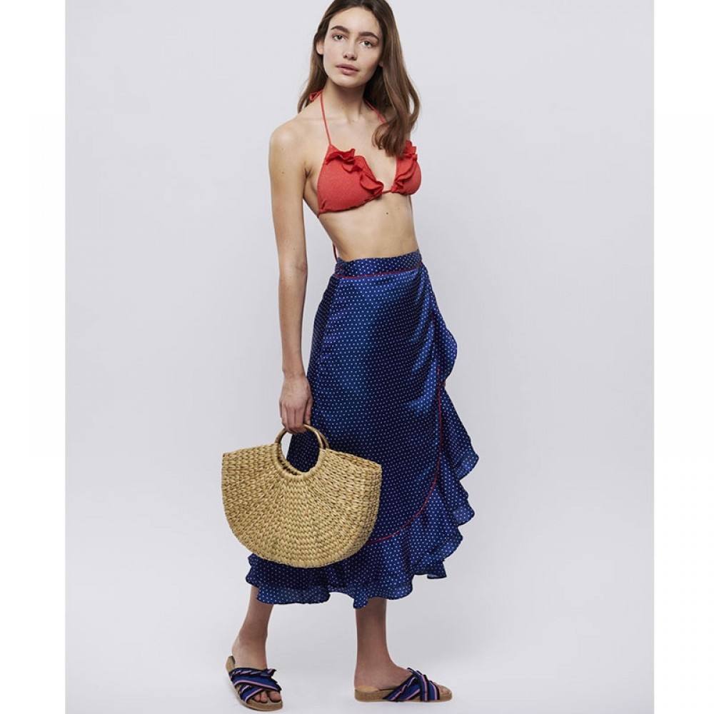 Beck Söndergaard bikini top - Bini Frills Bela, Red Love