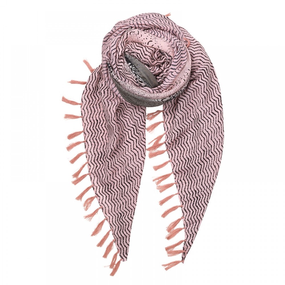 Beck Söndergaard tørklæde - Detailed Snake, Lavender 