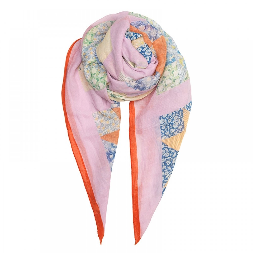 Beck Söndergaard tørklæde - Pepe Patch Scarf, Multi Colour 