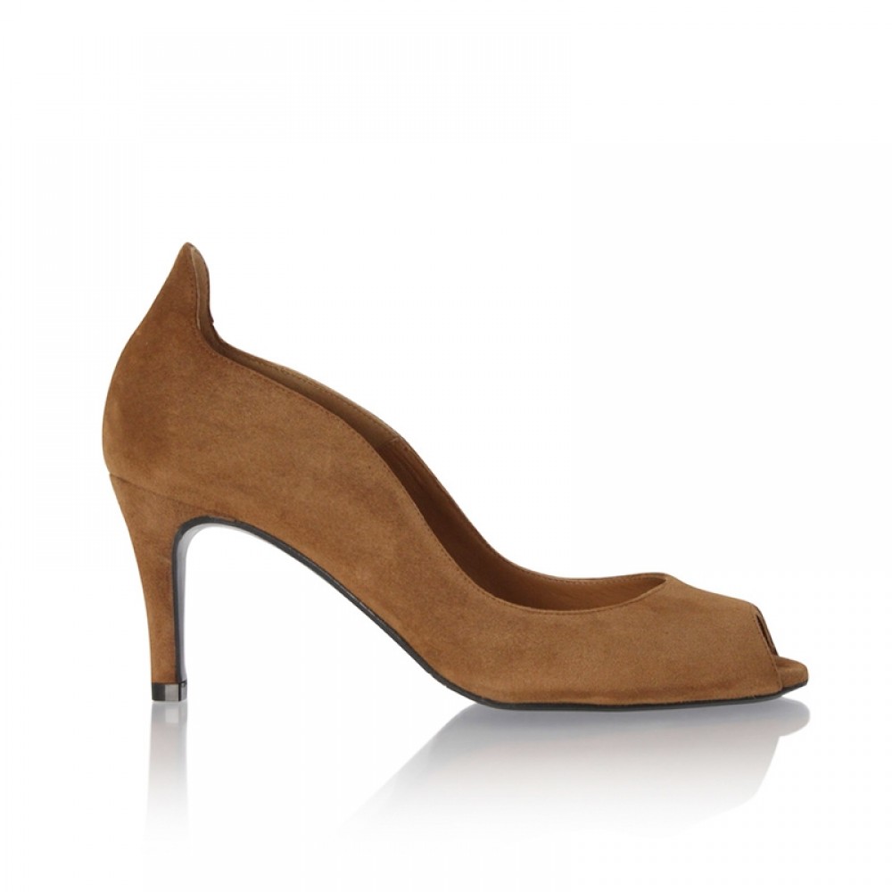 Billi bi pumps - 8080 Suede, Cognac
