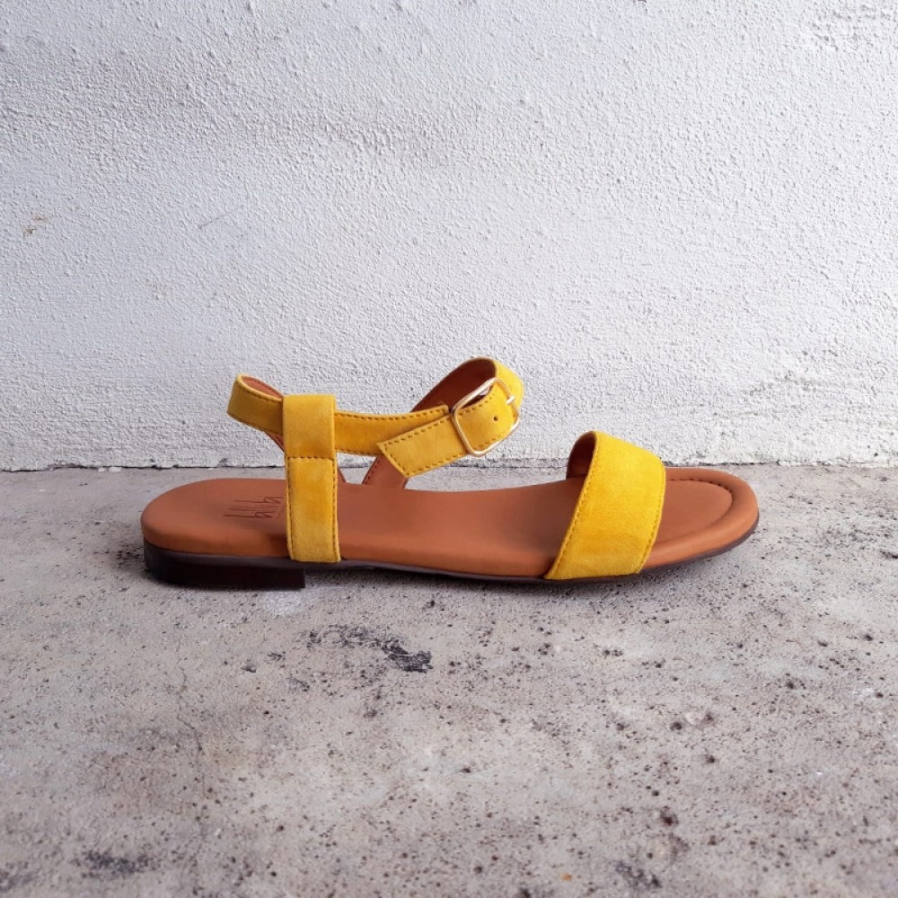 Billi bi sandal - 8714 Suede 55, Yellow