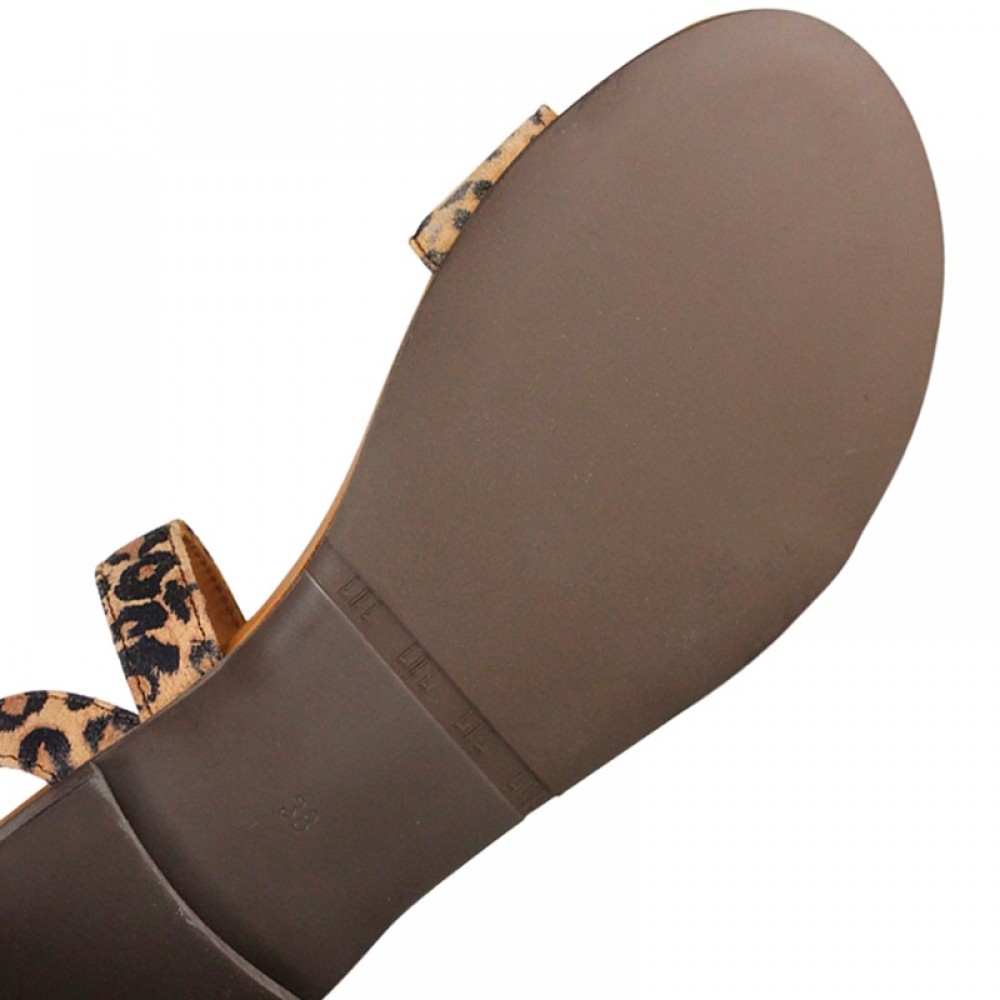 Billi Bi sandal - 8714 Suede, Leopard