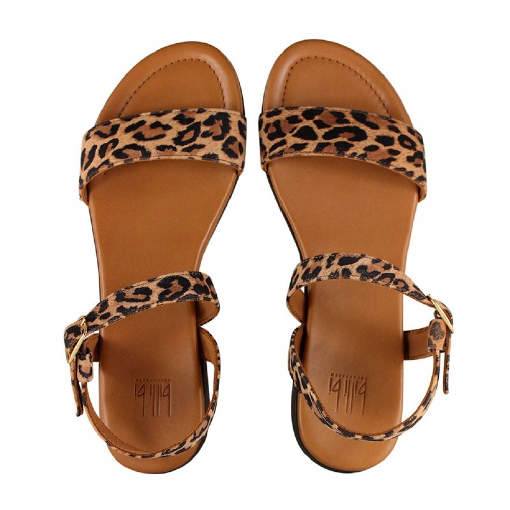 Billi Bi sandal - 8714 Suede, Leopard