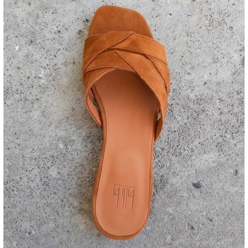 Billi Bi sandal - 8717 Suede, Cognac