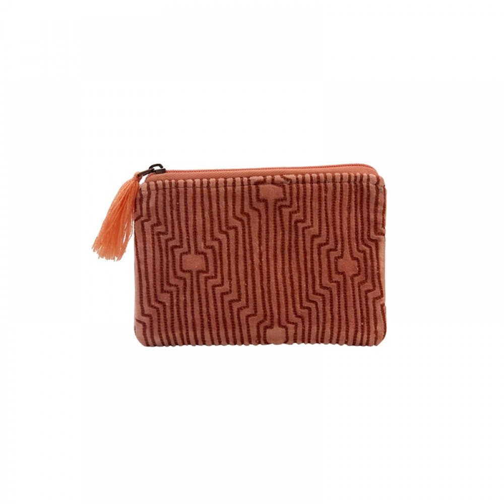 Black Colour pung - AMBER Velvet Small, Rose