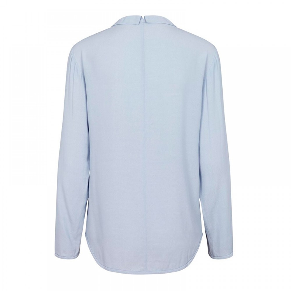 Bruuns Bazaar bluse - Liva Blouse, Blue Violette