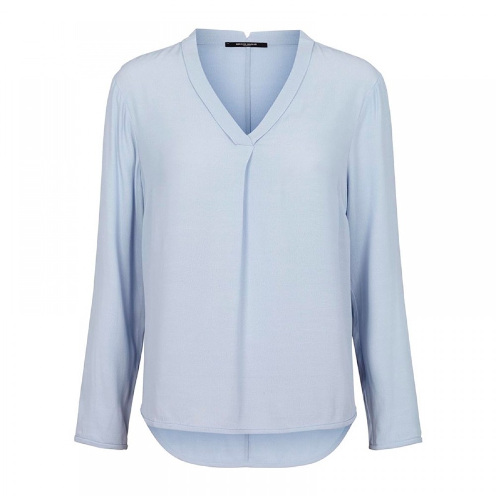 Bruuns Bazaar bluse - Liva Blouse, Blue Violette