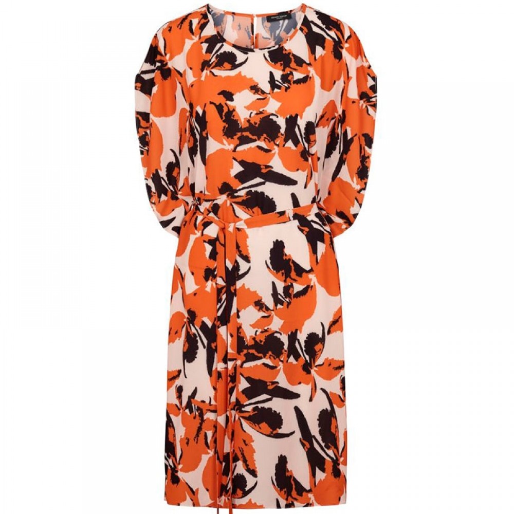 Bruuns Bazaar kjole - Leaves Frea Dress, Burnt Copper