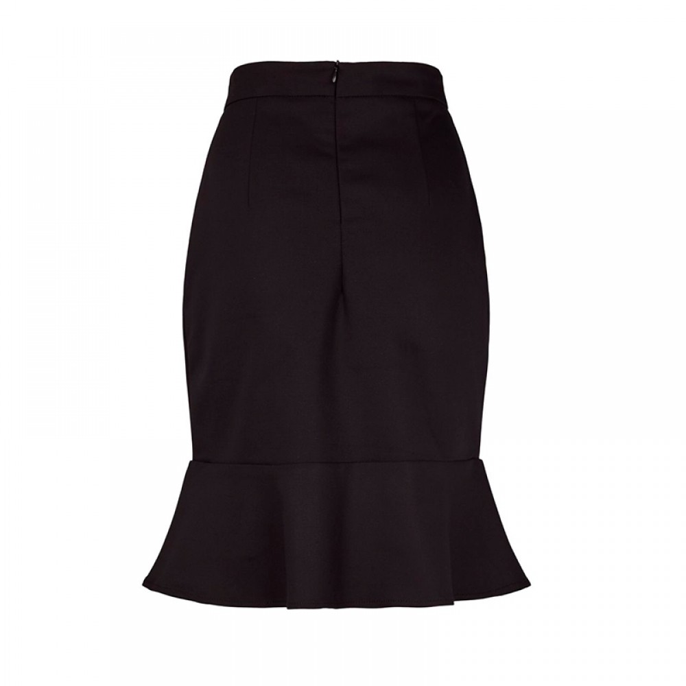 Bruuns Bazaar nederdel - Lynn Hilda Skirt, Black