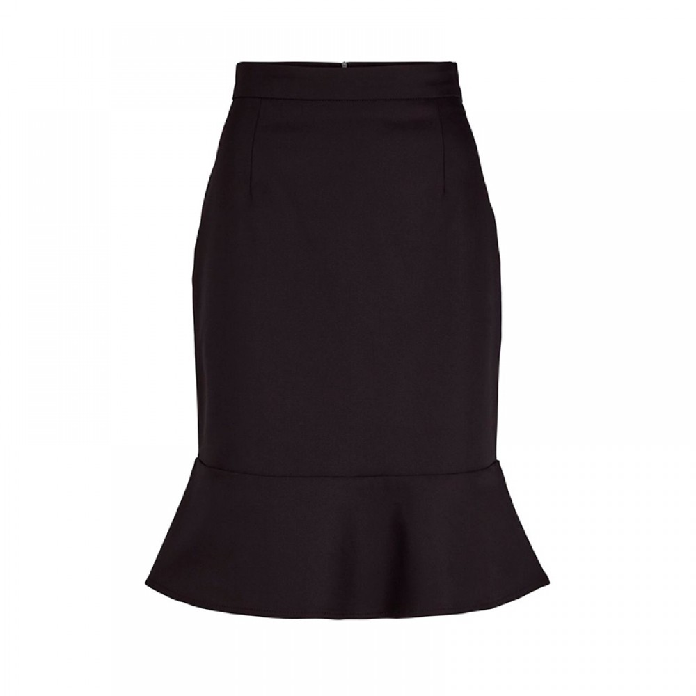 Bruuns Bazaar nederdel - Lynn Hilda Skirt, Black