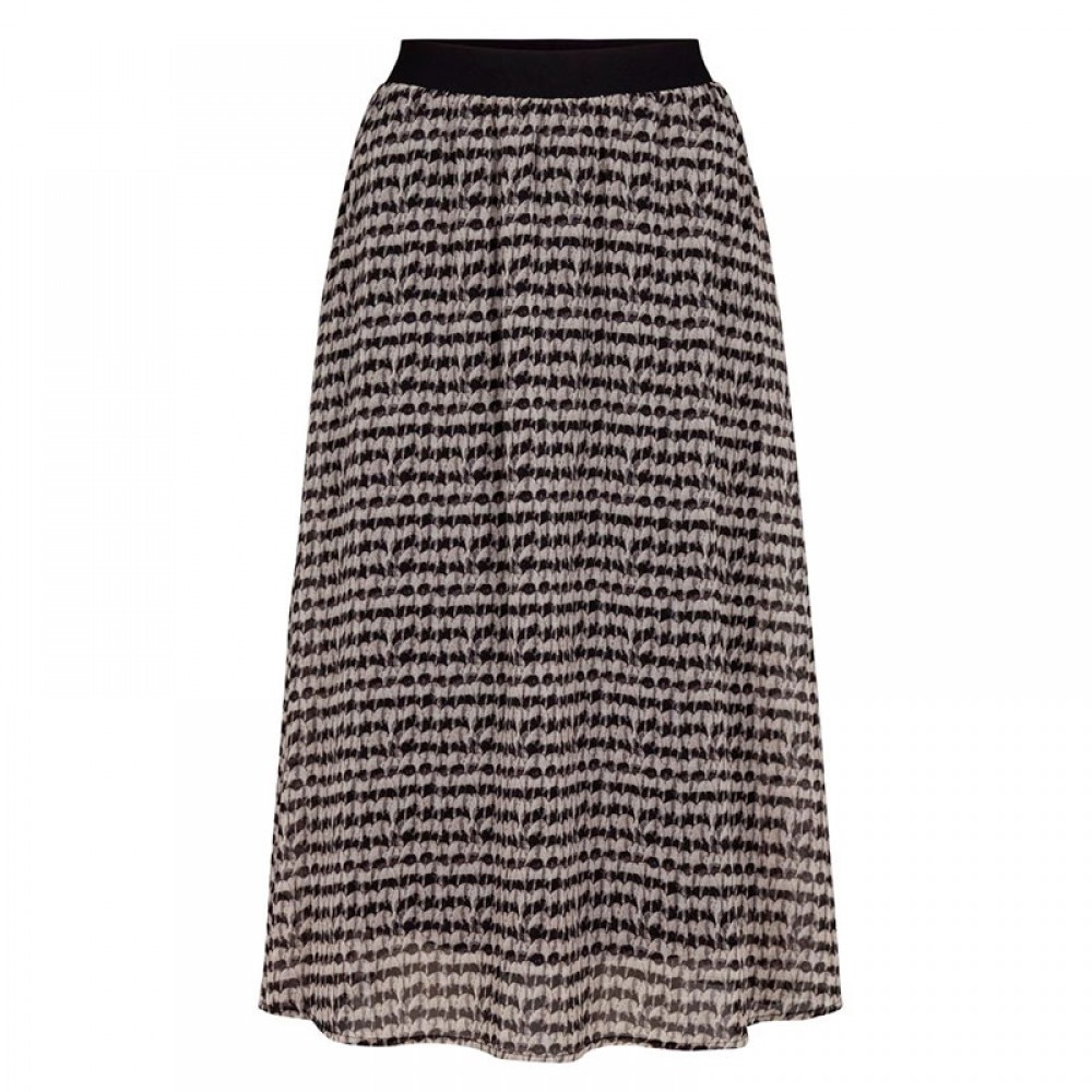 Bruuns Bazaar nederdel - Feather Violet Skirt, Feather Artwork