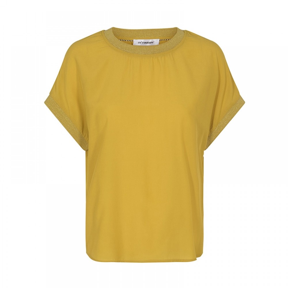 Co'couture bluse - New Norma Top, Mustard