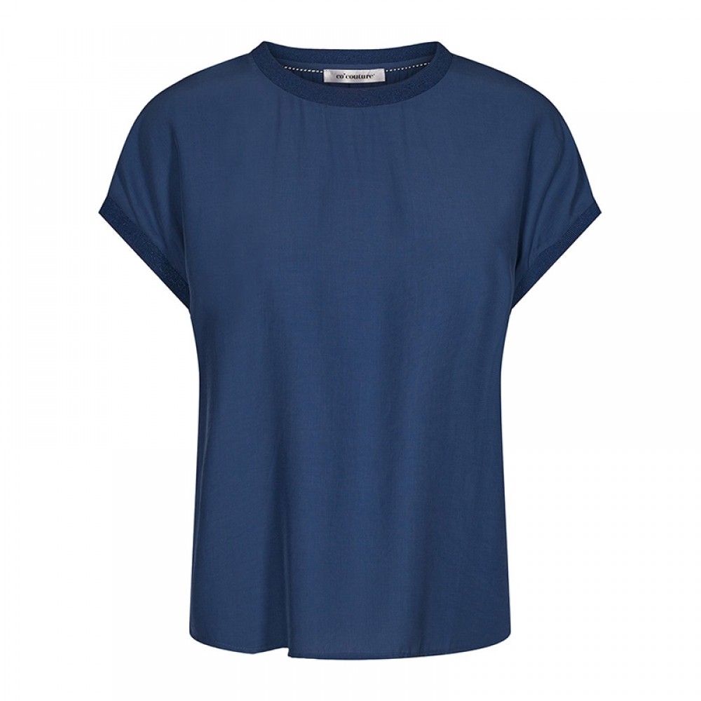 Co'couture bluse - New Norma Top, Sky Blue 