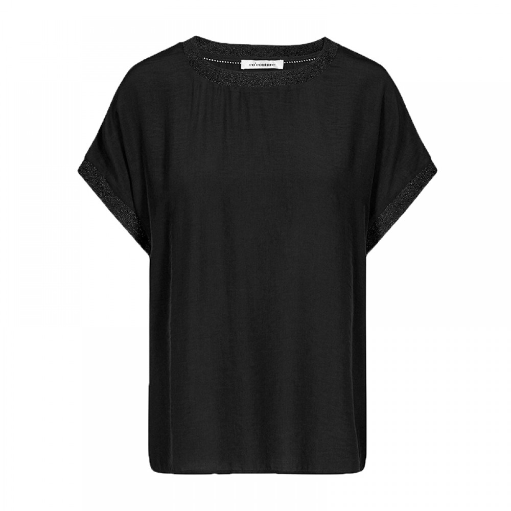 Co'couture bluse - New Norma Top, Black
