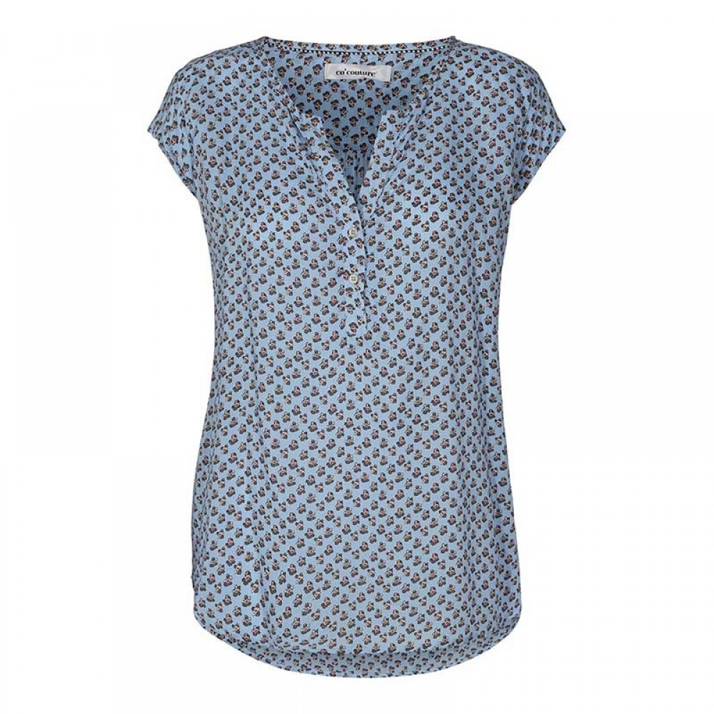 Co'couture bluse - Doobie Alsatia, Pale Blue