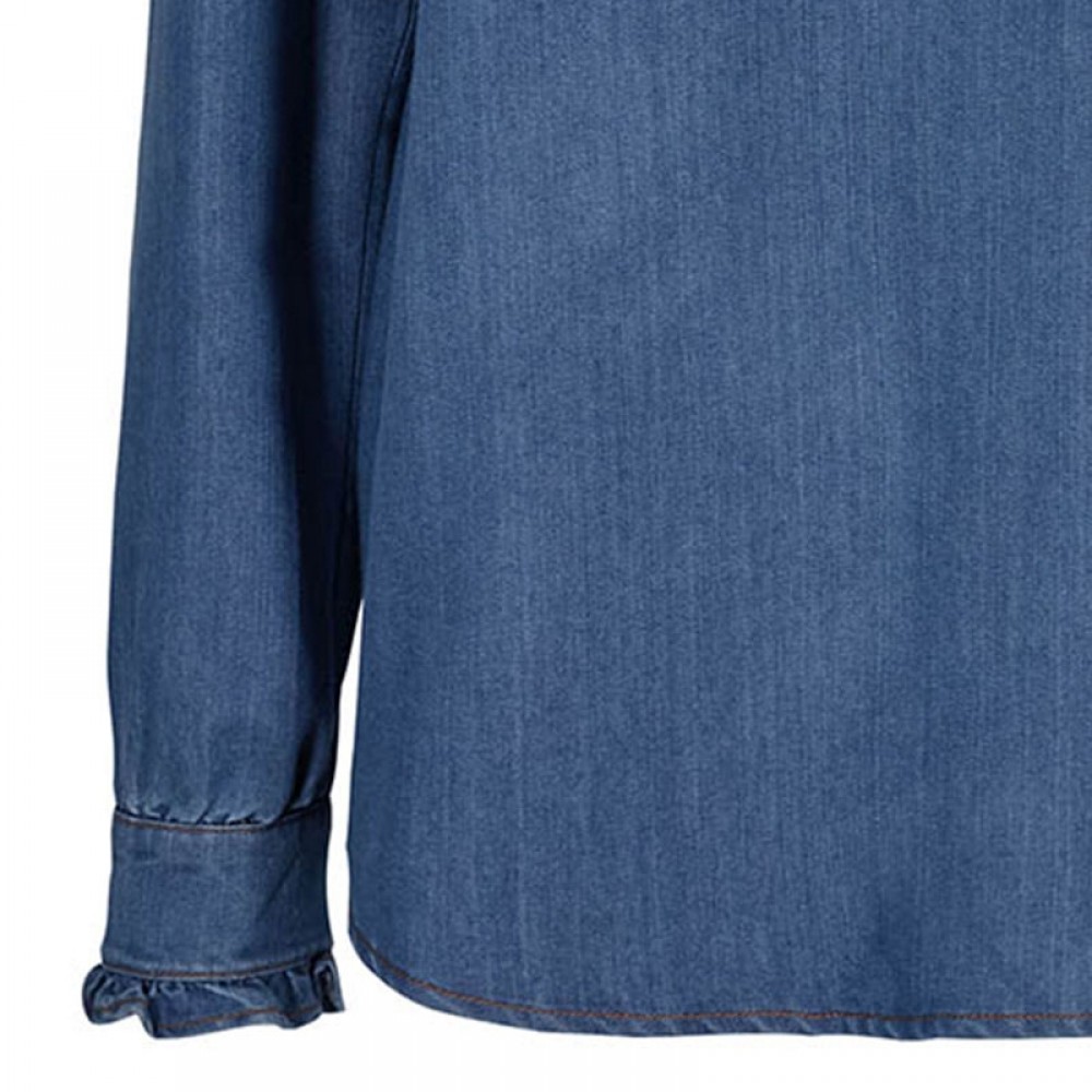 Co'couture bluse - Denimita Shirt, Used Denim