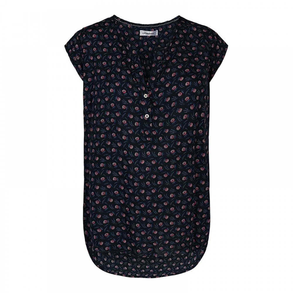 Co'couture bluse - Doobie Ynes, Navy