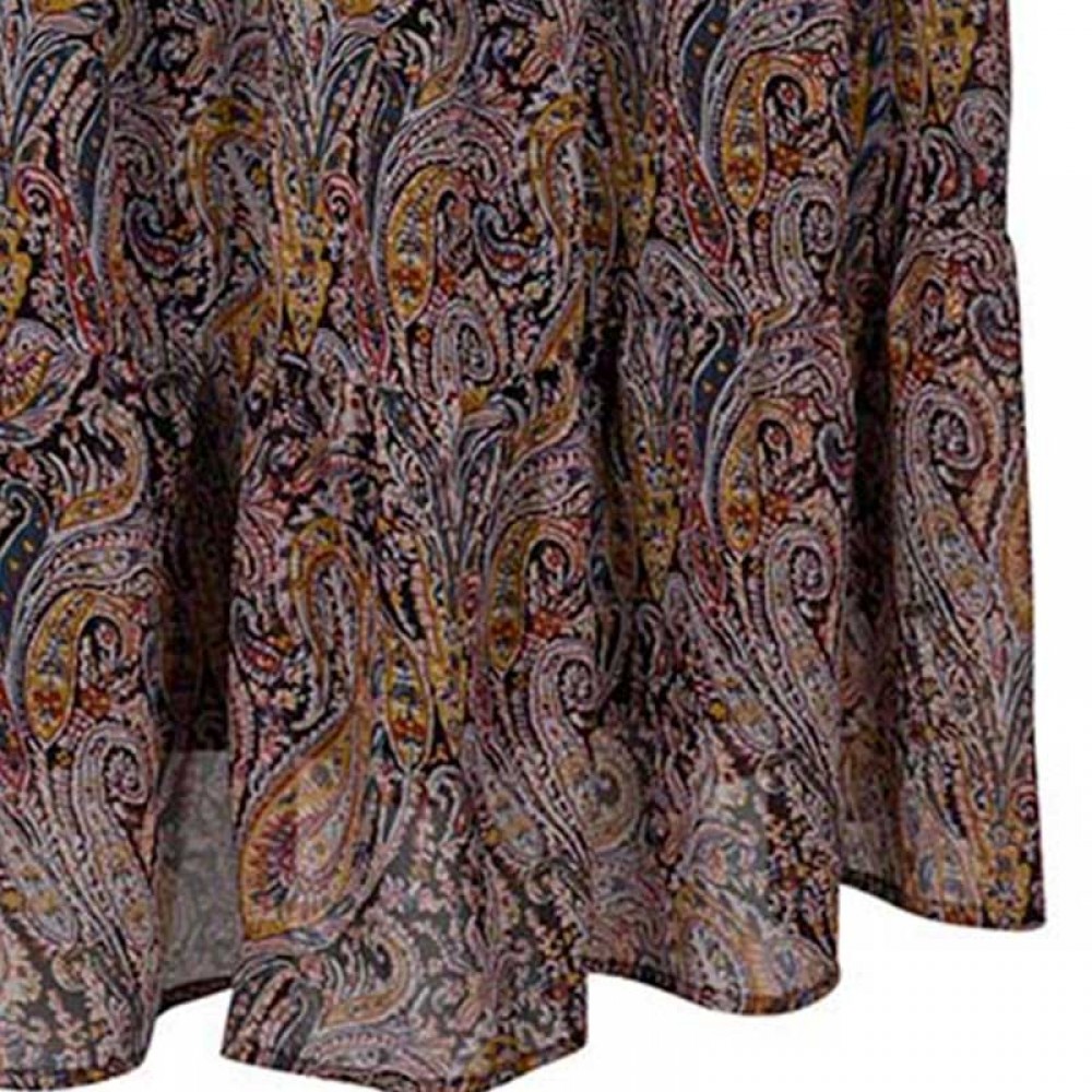 Co'couture nederdel - Mahal Gipsy Skirt, Black Floral 