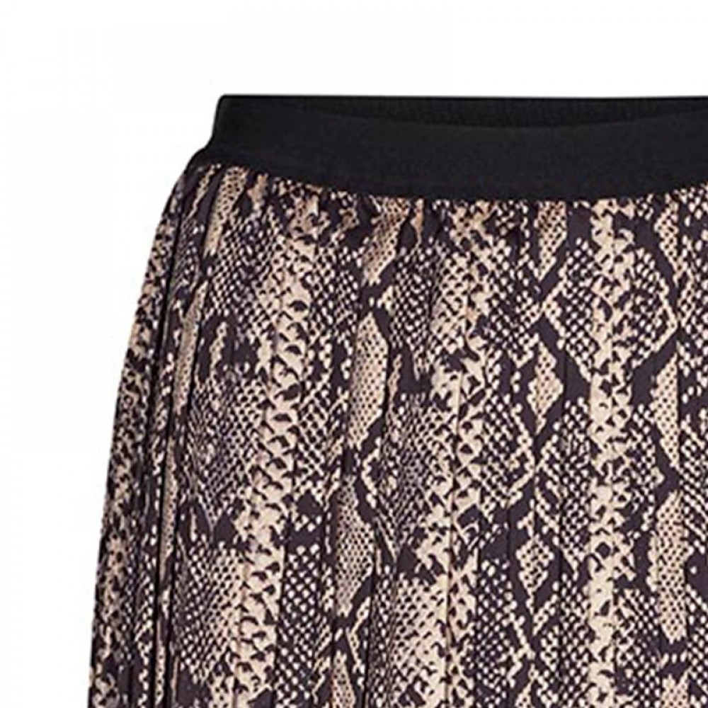 Co'couture nederdel - Snake Plisse Skirt, Camel 
