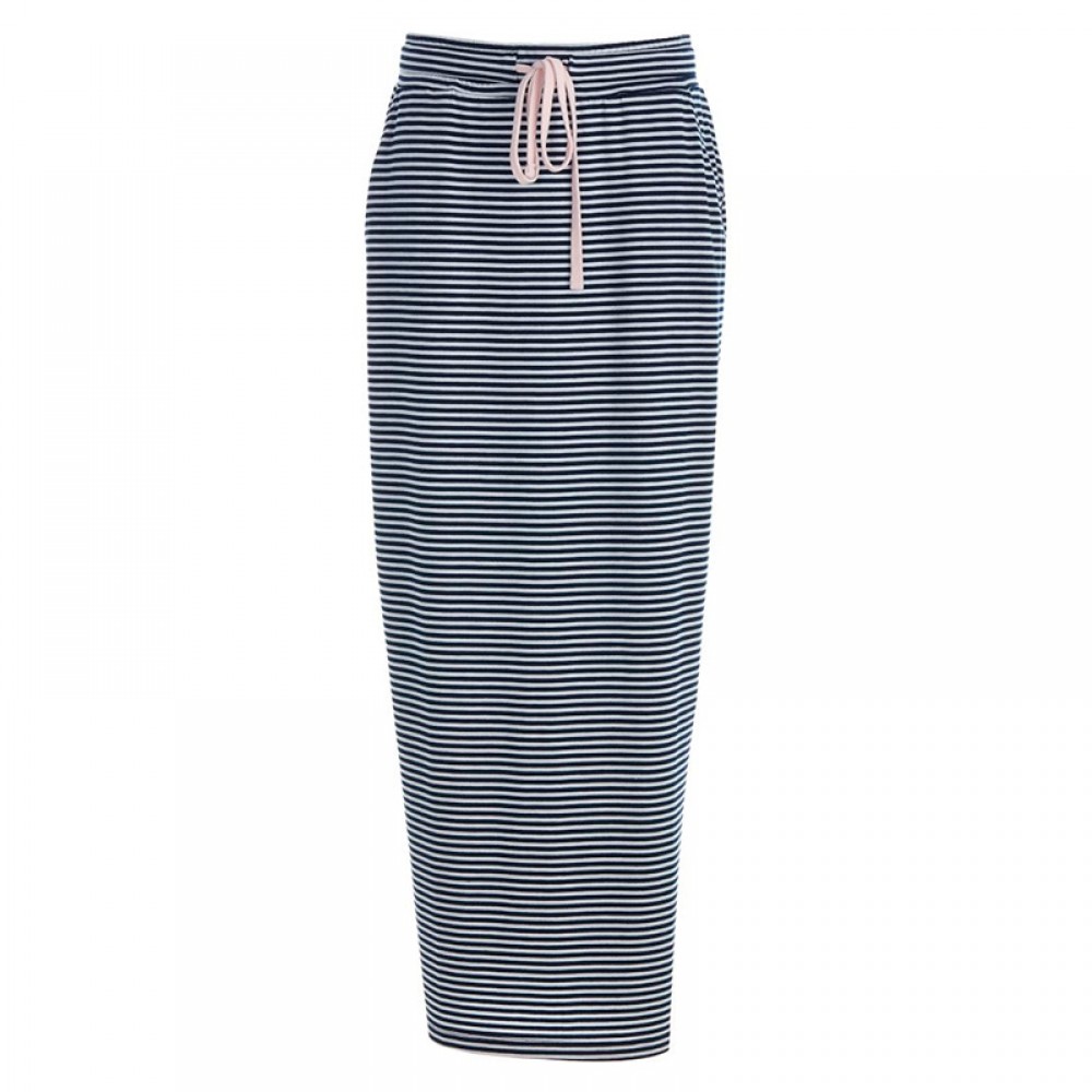 Comfy Copenhagen nederdel - Satisfaction Skirt, Navy Stripe