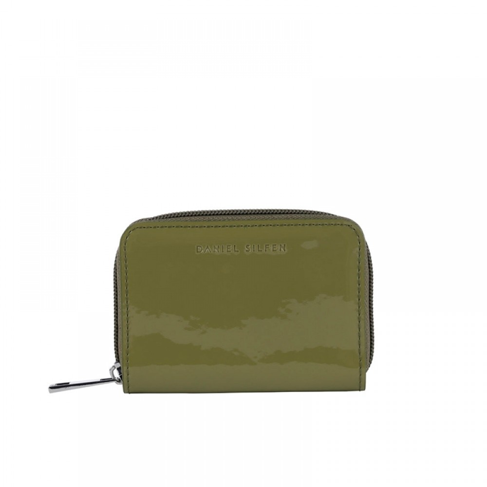 Daniel Silfen pung - Ida Lacquer Wallet, Army