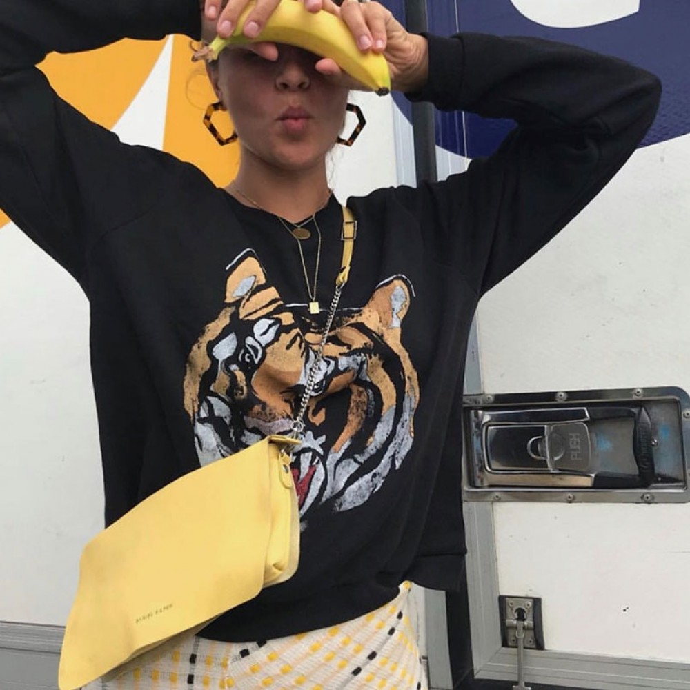 Daniel Silfen taske - Amalie Evening Bag, Pineapple