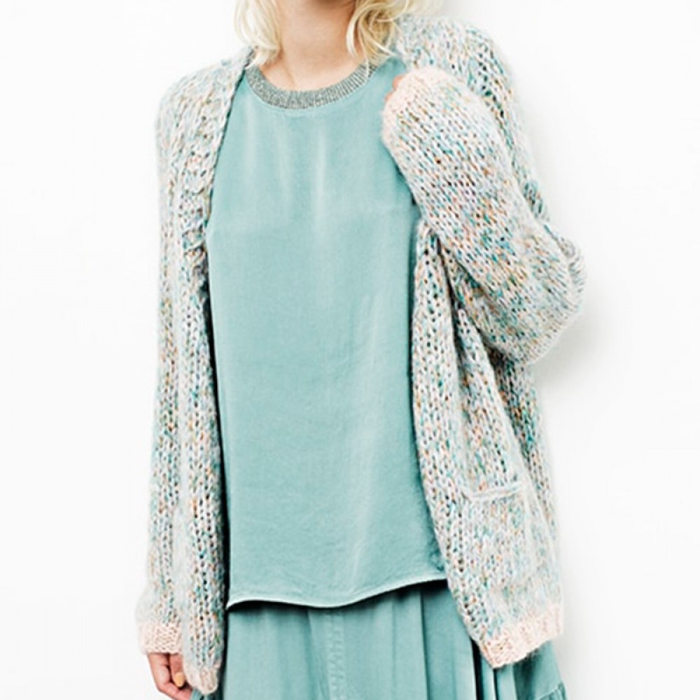 DawnxDare bluse - CELINE Top, Deep Aqua