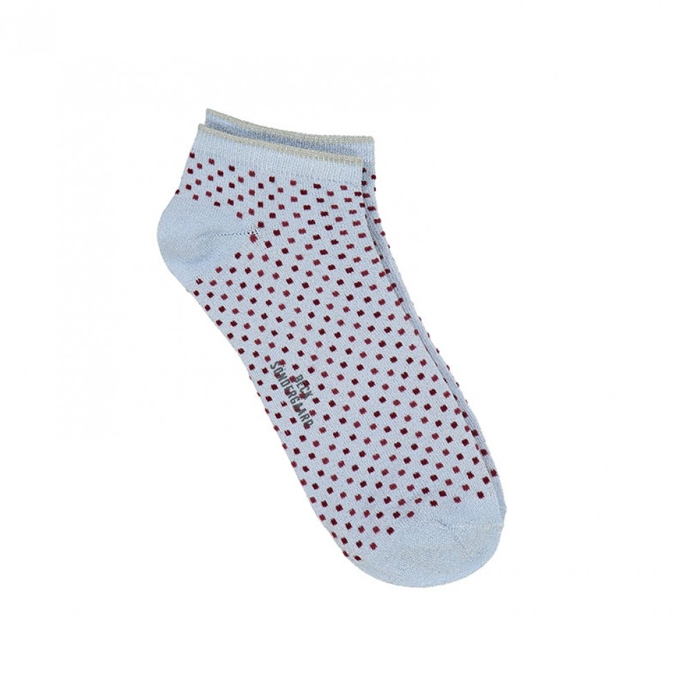 Beck Söndergaard strømper - Dollie Dot, Chambray Blue