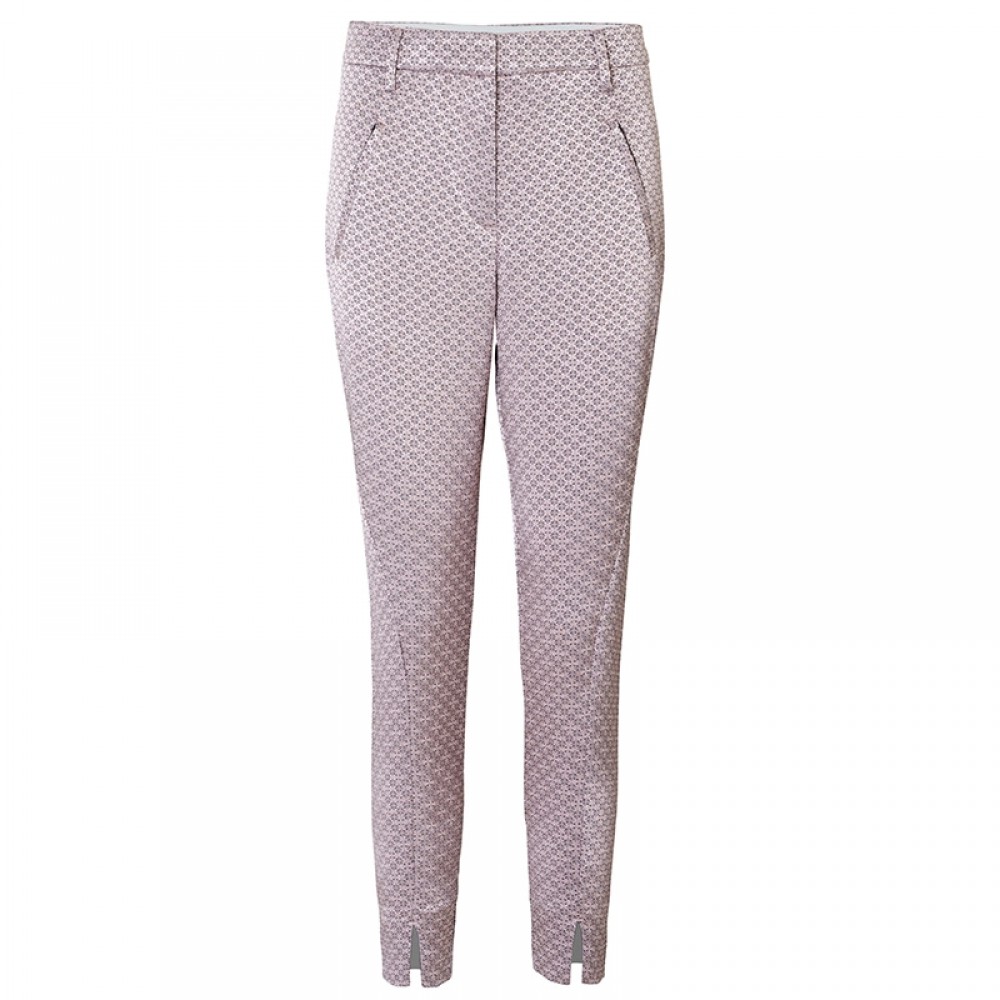 FIVEUNITS bukser - Angelie 450 Split Pants, Pale Mauve Lush
