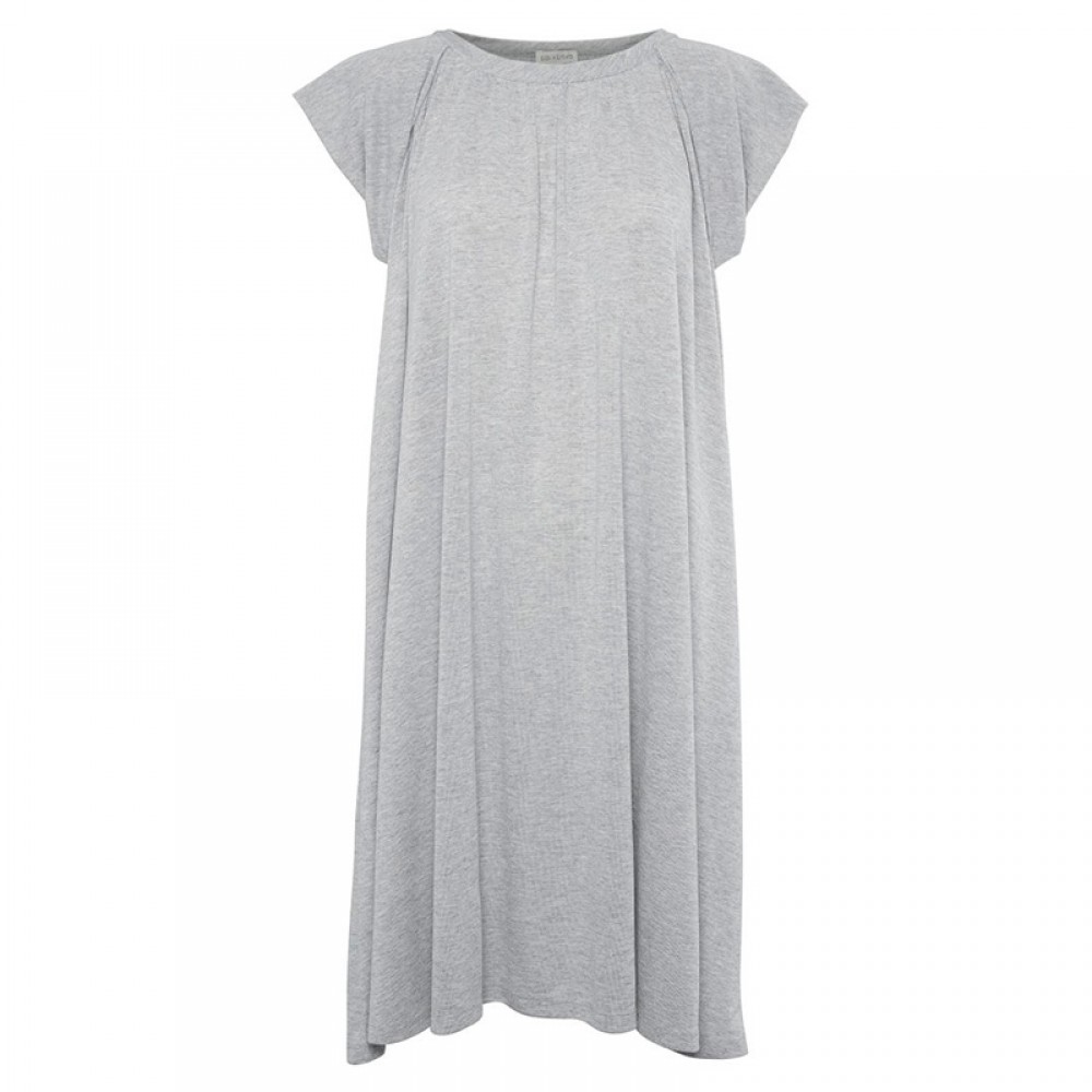 Gai + Lisva kjole - Simone Dress, Light Grey Melange