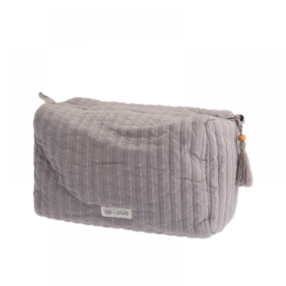 Gai + Lisva toilettaske - Wash Bag Weekend, Silver Scone