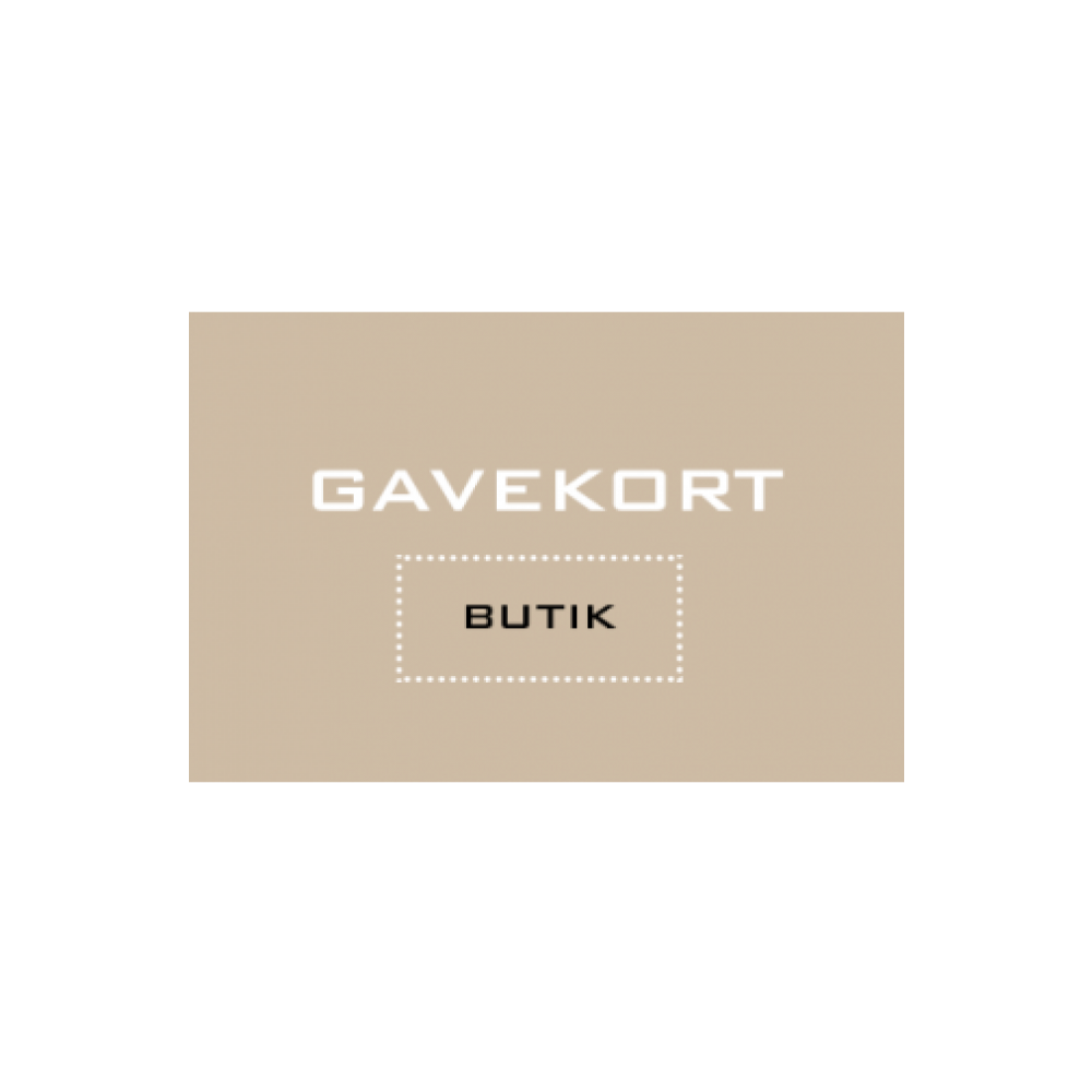 Gavekort 2500 kr. til brug i butik