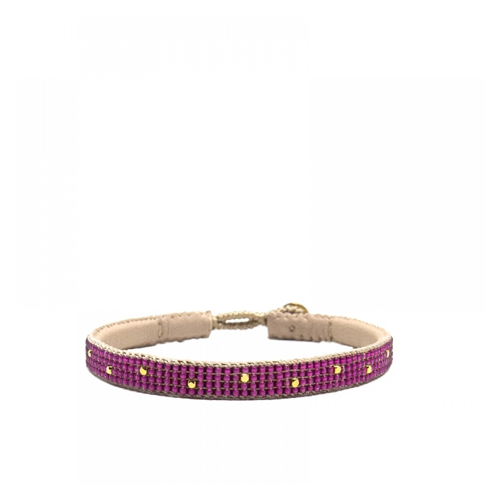 Ibu Jewels armbånd - The Dots Colour, Pink