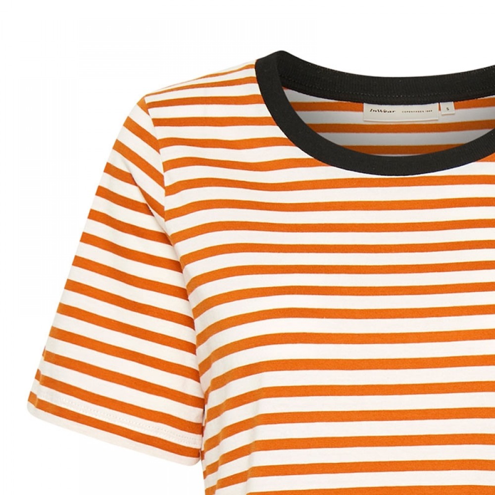 InWear bluse - Rubi T-shirt, Gold Frame Combi 