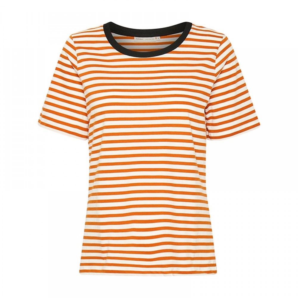 InWear bluse - Rubi T-shirt, Gold Frame Combi 