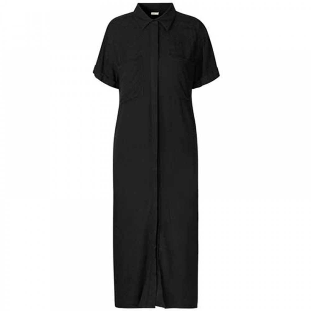 Levete Room kjole - BERTA SOLID 10, Black