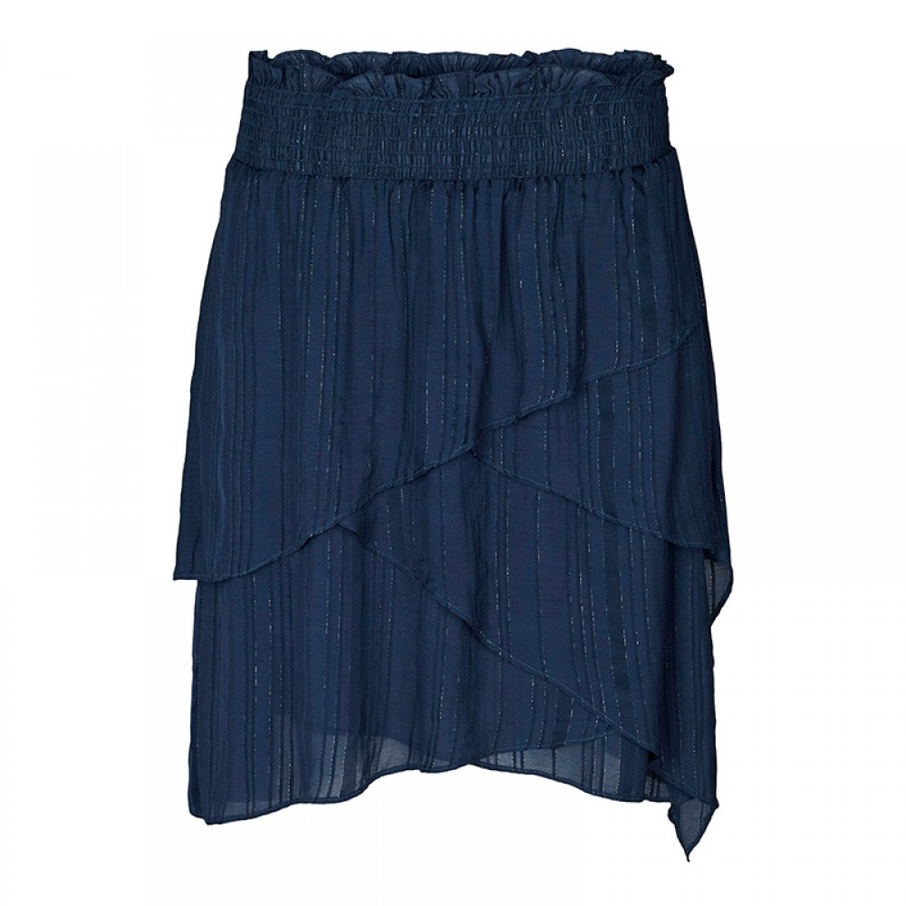 Lollys Laundry nederdel - Ruth Skirt, Dusty Blue