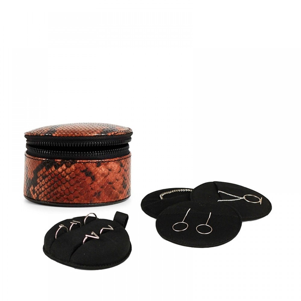 Markberg smykkebox - Lova Jewelry Snake Box Large, Burnt Orange