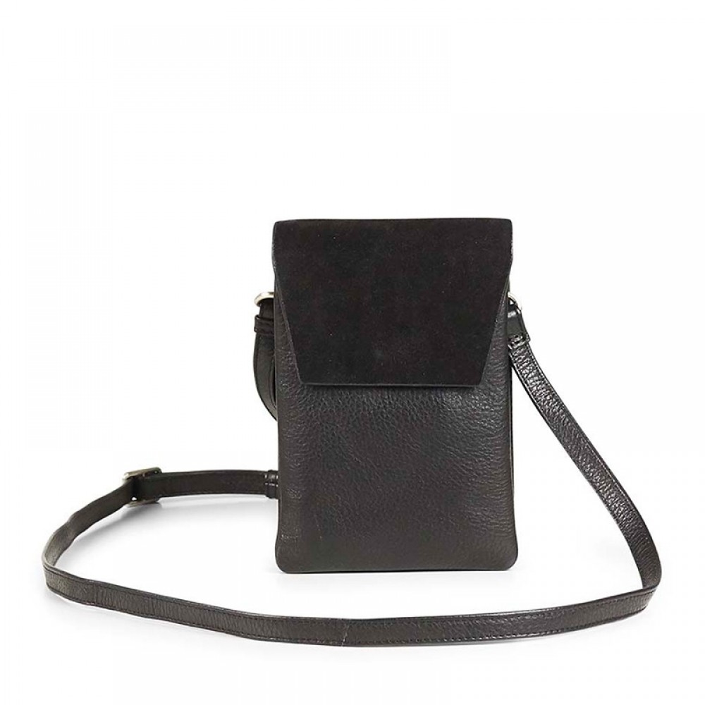 Markberg taske - Mara Crossbody Bag Suede Mix, Black