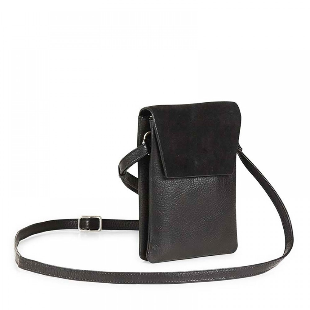 Markberg taske - Mara Crossbody Bag Suede Mix, Black