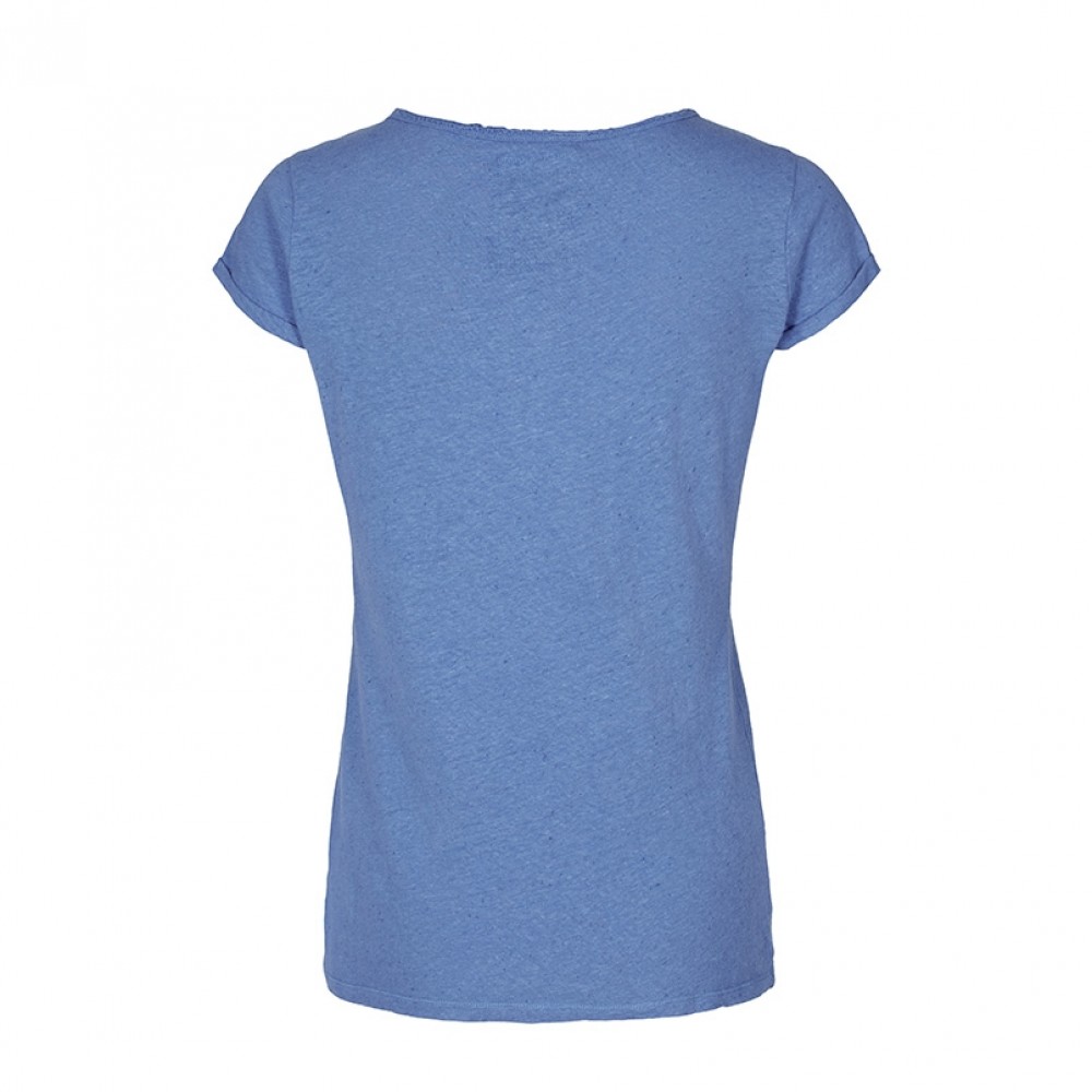 Mos Mosh bluse - Troy Tee SS, Ultramarine