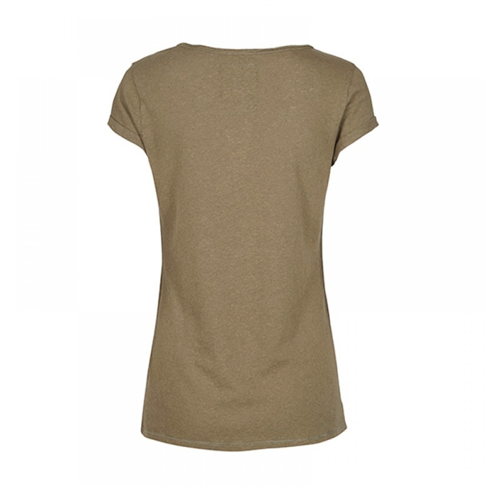 Mos Mosh bluse - Troy Tee SS, Army
