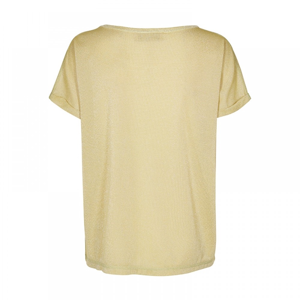 Mos Mosh bluse - Kay Tee, Shadow Lime