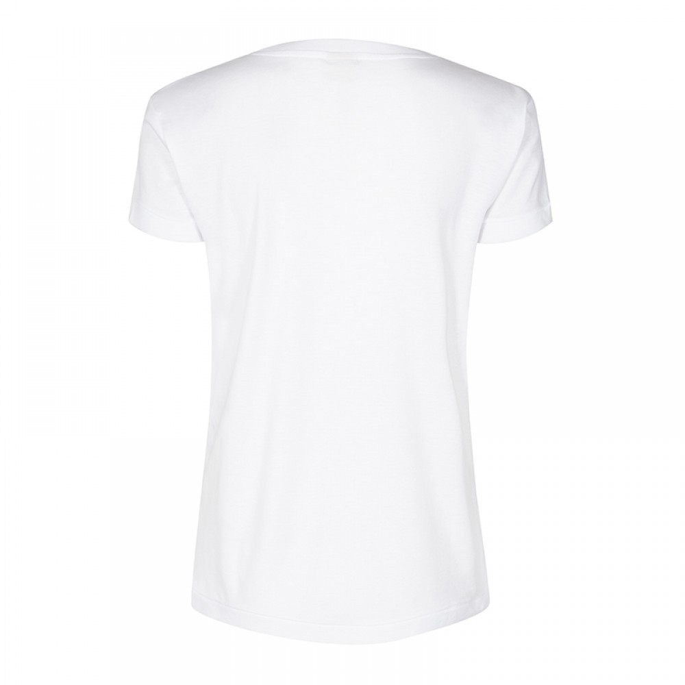 Mos Mosh bluse - Like Logo Tee, White