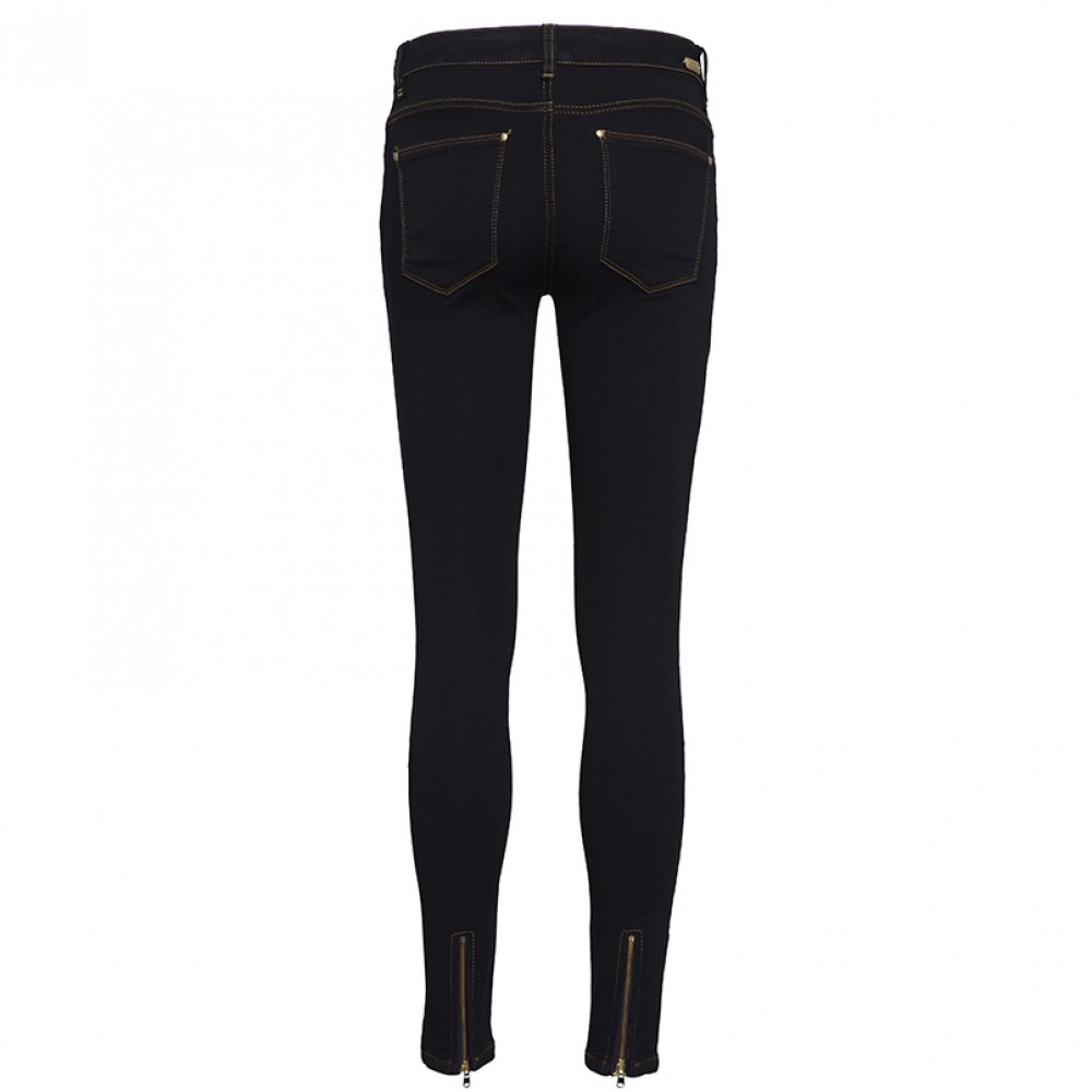 Mos Mosh jeans - Victoria 7/8 Silk Touch, Dark Blue Denim