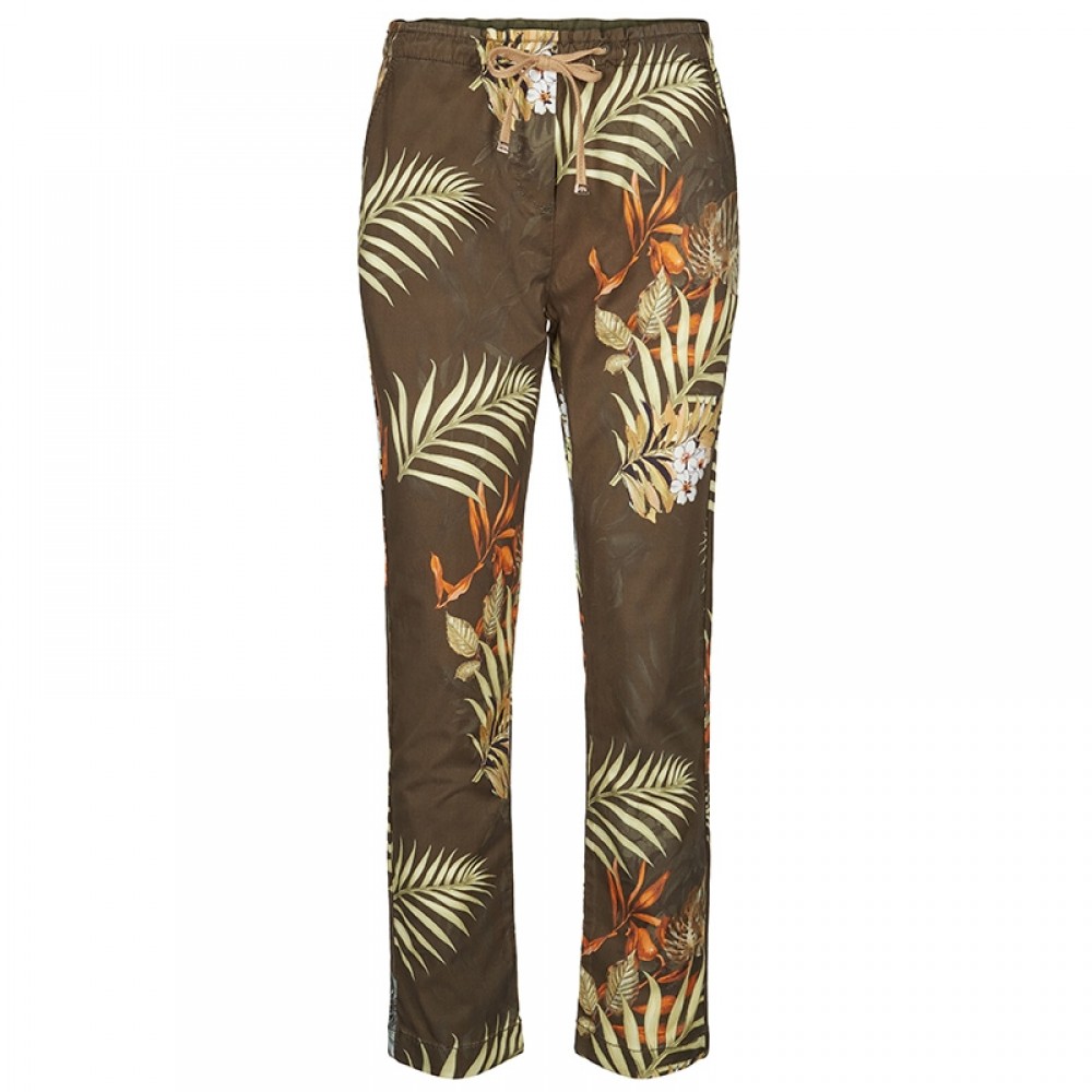 Mos Mosh bukser - Patton Printed Pant, Army Flower