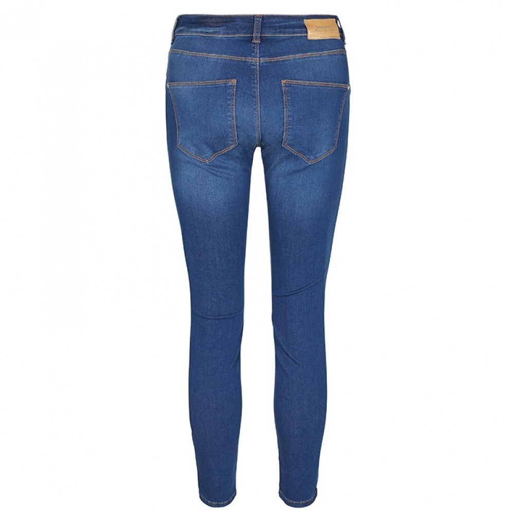 Mos Mosh jeans - Victoria Sateen Jeans, Blue Denim